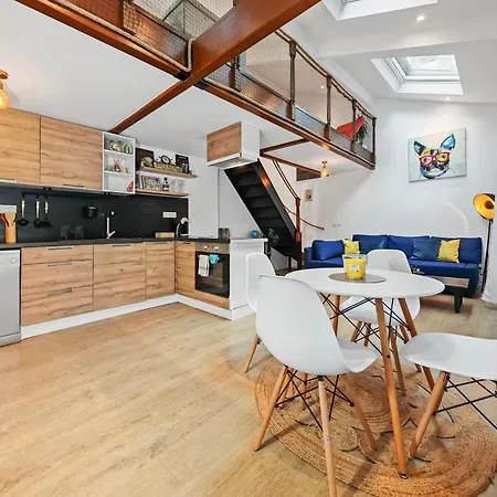 Loft Duplex A 2 Min De Paris - Parking Gratuit Apartment Le Pré-Saint-Gervais Exterior photo